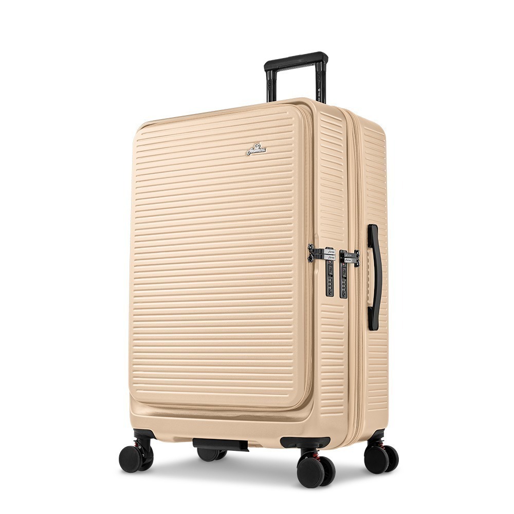 【限時購】Arowana 亞諾納側開式 29吋避震輪河馬行李箱/PC旅行箱-細節圖3