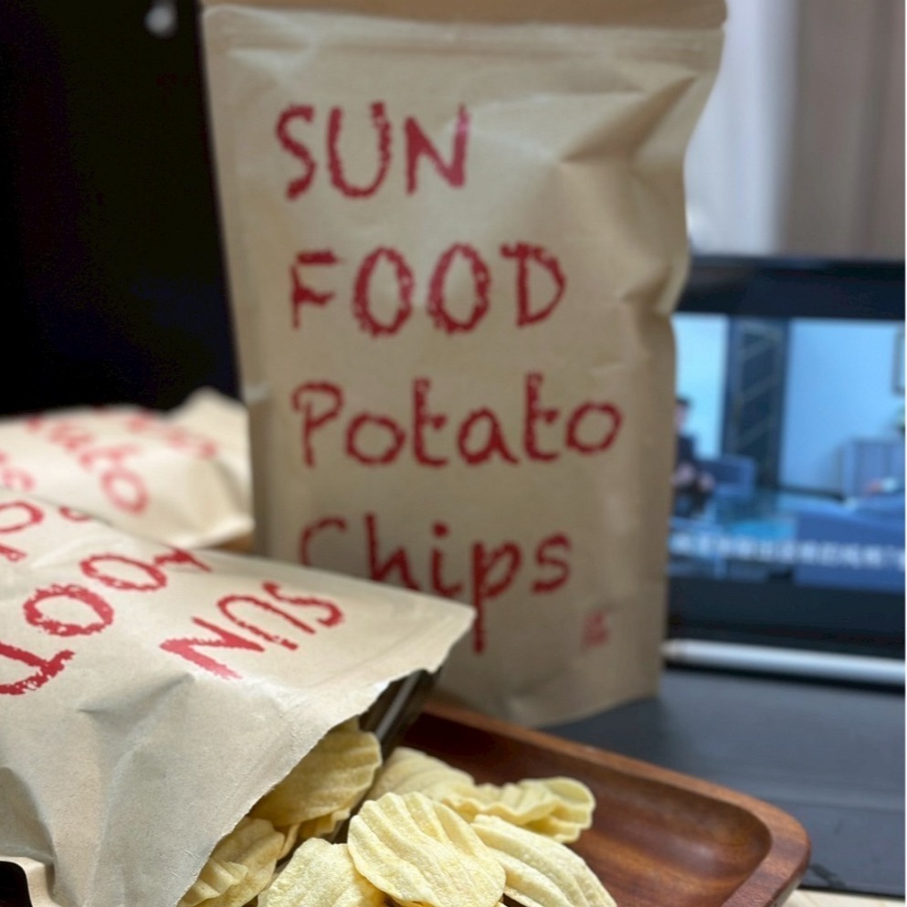 【限時購】SUNFOOD 厚切洋芋片 -烤雞口味 海苔口味(150g/包) 一單限8包 超過8包請拆單-細節圖6