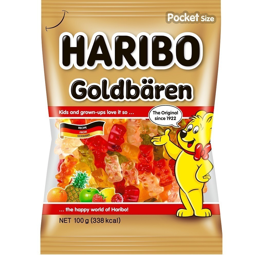 【限時購】HARIBO 哈瑞寶 小金熊QQ水果軟糖80g/包 多包組-細節圖2