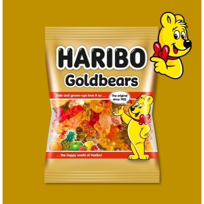 【限時購】HARIBO 哈瑞寶 小金熊QQ水果軟糖80g/包 多包組-細節圖3
