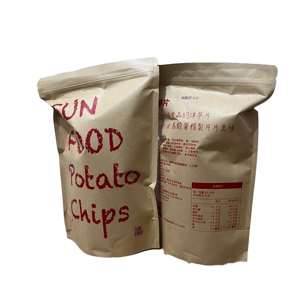 SUNFOOD 厚切洋芋片 -烤雞口味(150g/包)-細節圖5