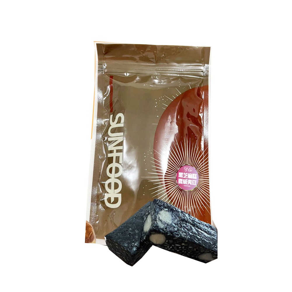 【太禓食品】台灣名產 伴手禮 南棗核桃糕 太妃楓糖腰果 黑芝麻糕 黑芝麻糕夏威夷豆 南棗核桃黑芝麻160G/3包組-規格圖1