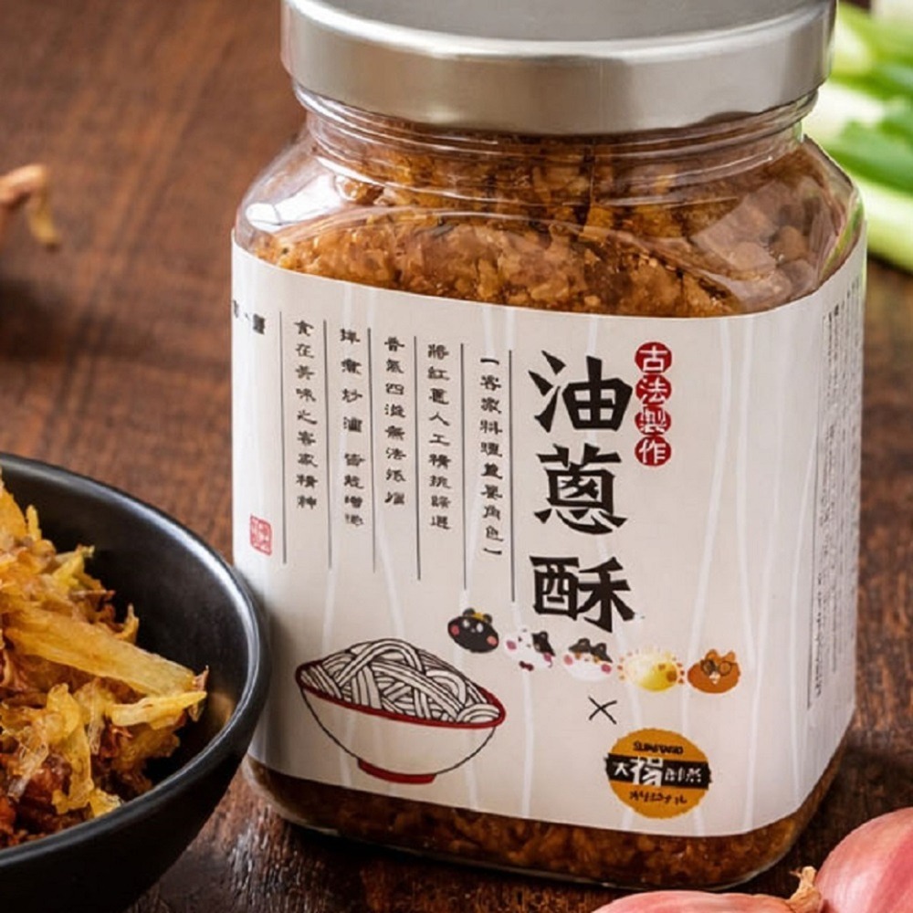 【限時購】太禓食品 台灣美濃純手工製作油蔥酥多罐組-細節圖2