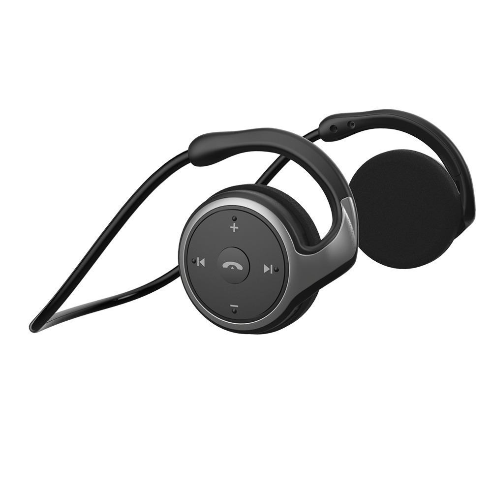 【Suicen】A6 後戴式運動型藍牙耳機 黑色 (內建麥克風另加贈收納袋)-細節圖2