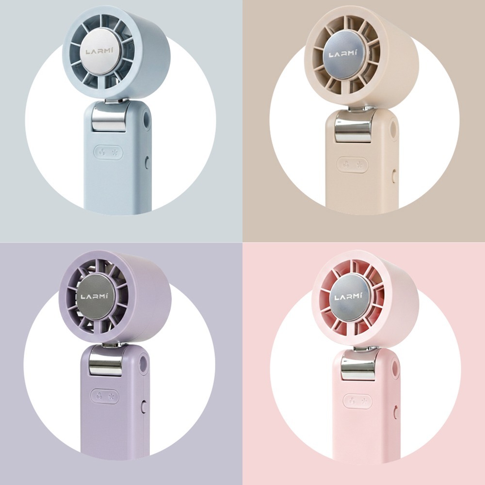 【樂米 LARMI】AI 聲控 手持/掛脖/桌立 高速製冷風扇 LMF08MAX-細節圖6