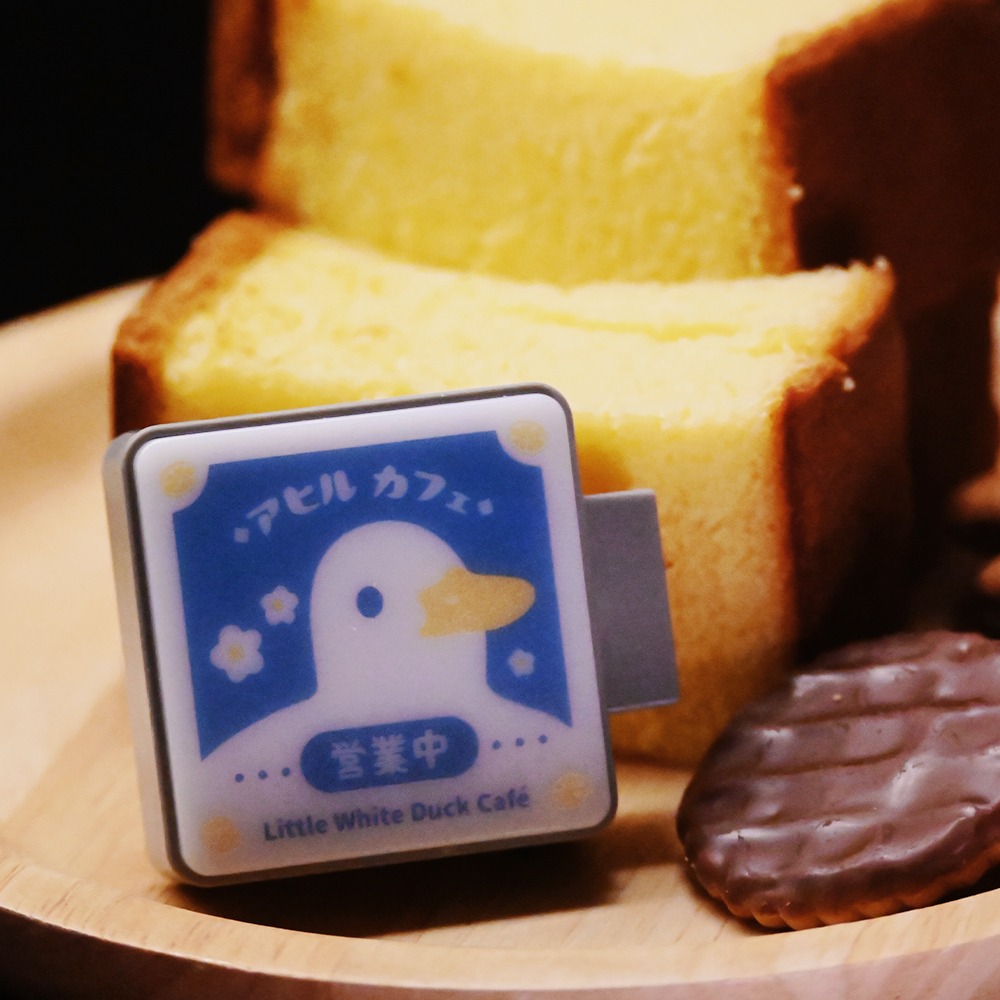 原創【小白鴨珈琲店】磁吸小燈箱🦢-細節圖2