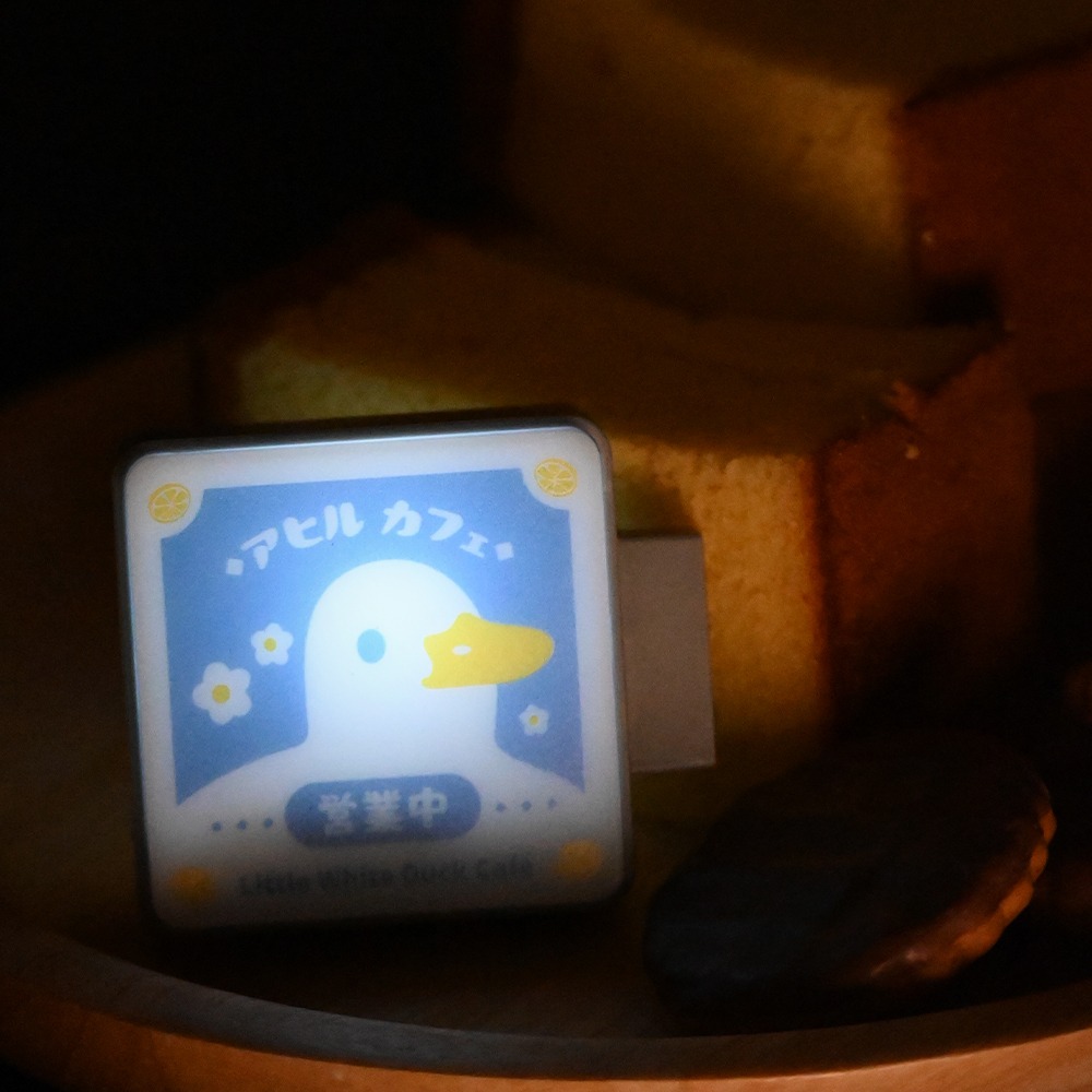 原創【小白鴨珈琲店】磁吸小燈箱🦢-細節圖3