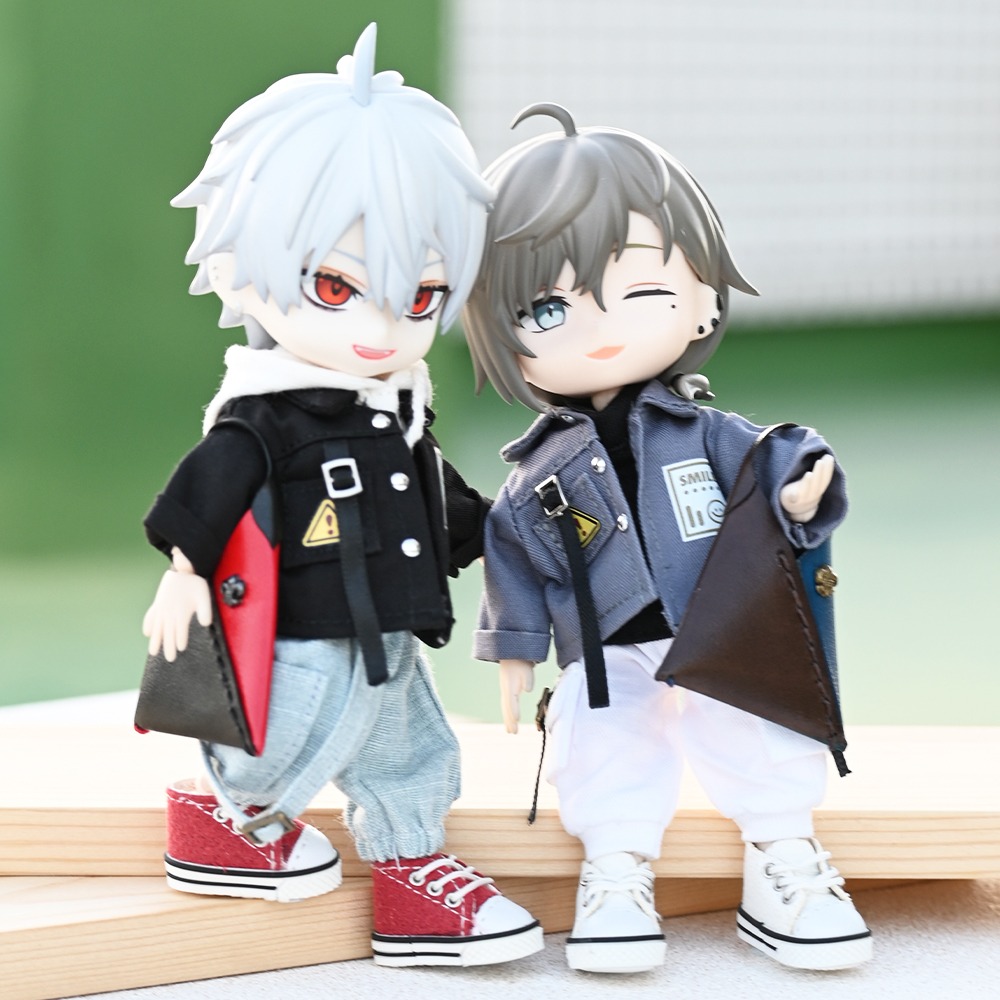 原創∆V型撞色單肩包∆(需預購)-細節圖3