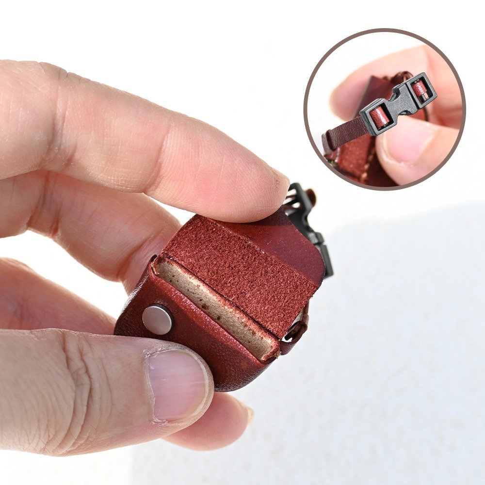 原創∆皮革磁吸斜肩包∆(需預購)-細節圖11