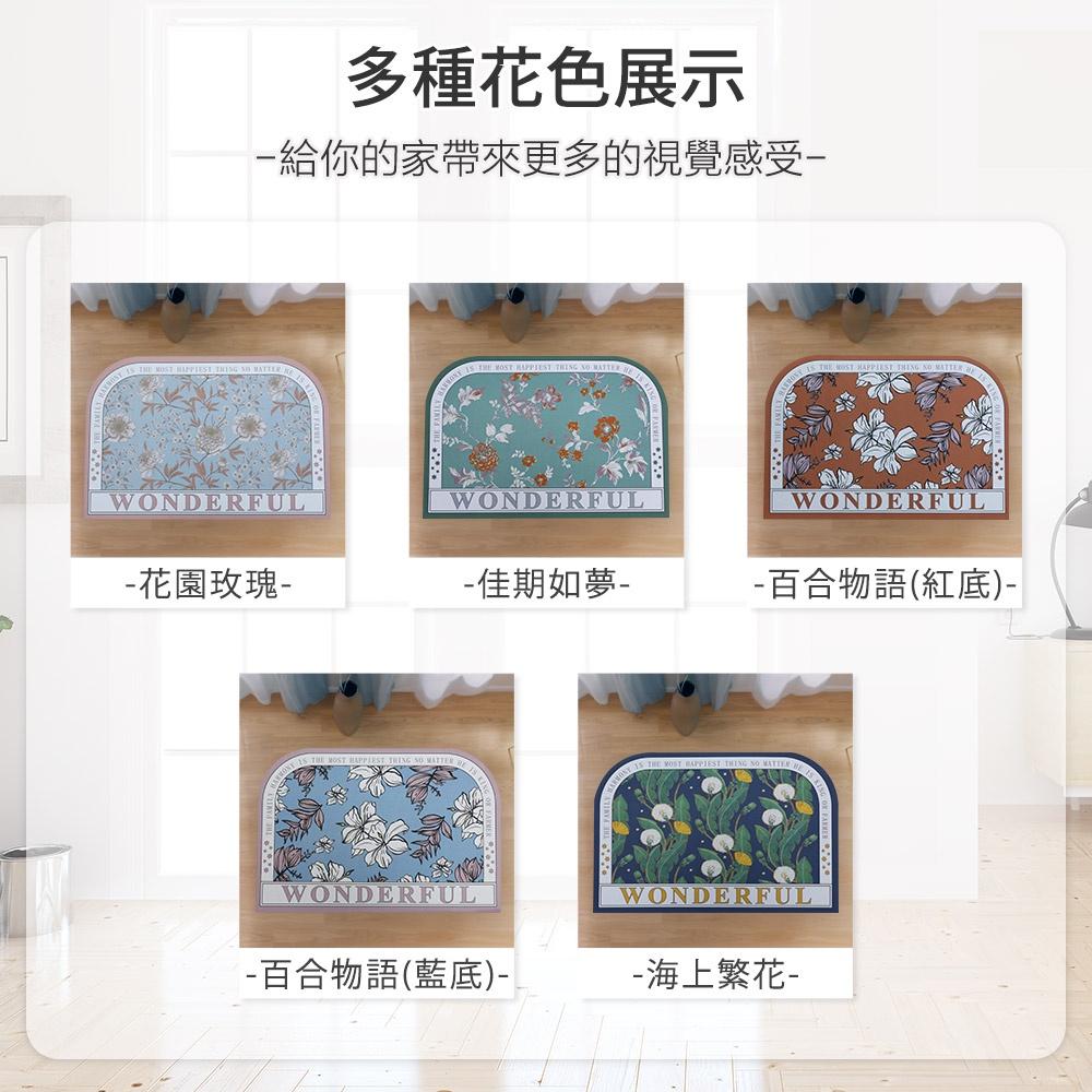 台灣 現貨 ｜ 花園珪藻土地墊 吸水地墊 珪藻土地墊 矽藻土地墊 藻土地墊 地墊 防滑地墊 浴室防滑墊 瞬吸墊吸水速乾墊-細節圖5