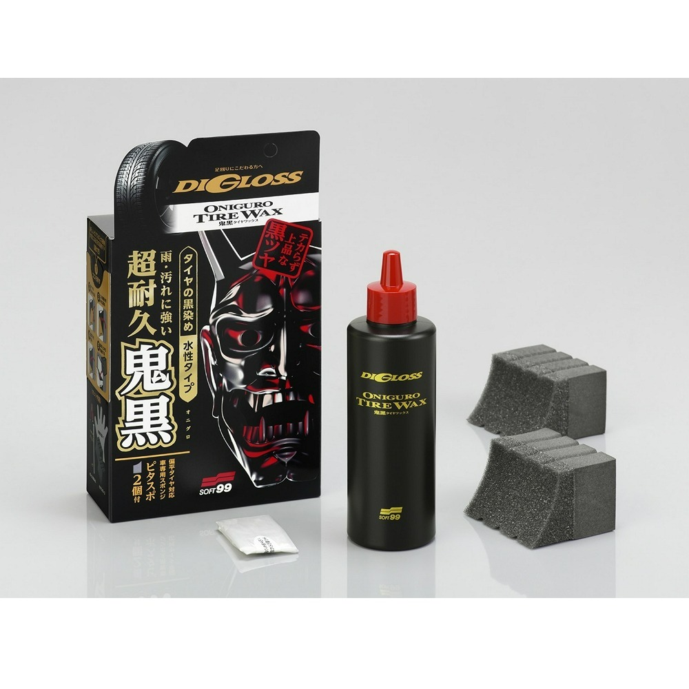SOFT99 魔鬼黑耐久輪胎蠟(200ml)-細節圖2