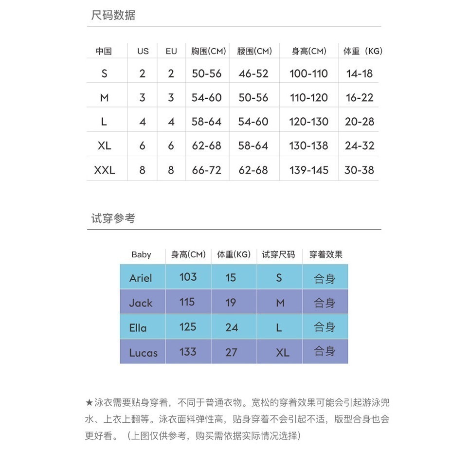 北斗星戶用品 速乾泳衣 女童速乾泳衣 兒童潛水服 女童防曬泳衣 長袖速乾泳衣 遊泳服 衝浪服 浮潛水母衣-細節圖4