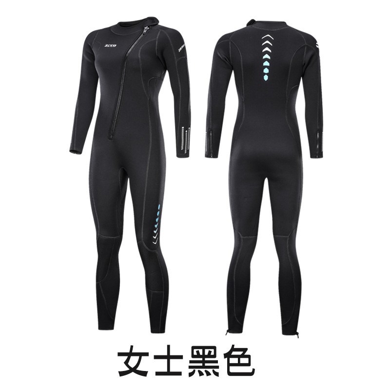 北斗星戶外用品 潛水服  3mm潛水服  防寒服 衝浪服 連體潛水服 潛水衣 ZCCO 浮潛防寒衣 前拉鍊朔溪衣-細節圖4