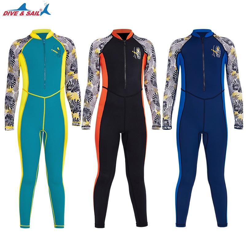 北極熊戶外用品 兒童速乾泳衣 潛水服 兒童泳衣 防曬潛水服 連體潛水服 速乾水母衣 防刮泳服 一體泳服-細節圖5