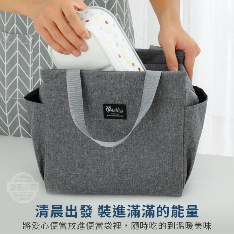現貨 快速出貨 ｜ 雙口袋保溫便當袋 便當袋 保溫袋 保溫便當袋-細節圖5