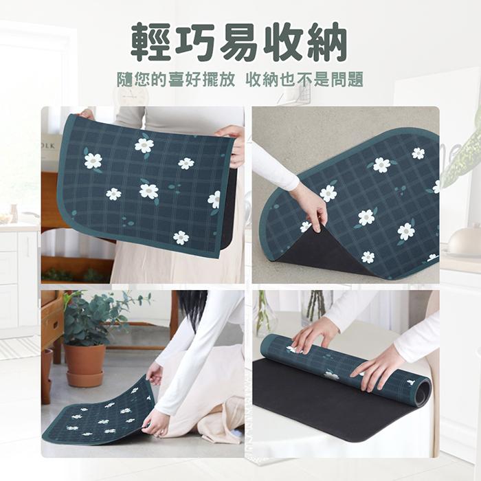 YCB 復古珪藻土地墊 款式任選 吸水地墊 珪藻土地墊 矽藻土地墊 藻土地墊 地墊 防滑 浴室防滑墊40*60CM/現貨-細節圖6