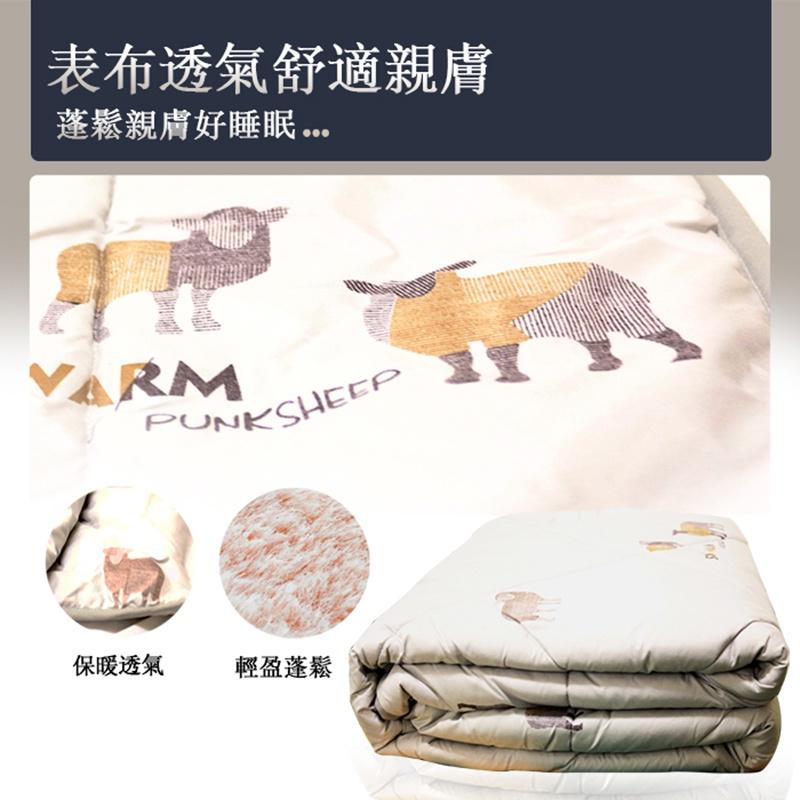 現貨 免運 ｜ 3KG皇家御璽100% 羊毛被 美利諾Merino 吸濕透氣 恆溫保暖 6x7尺 180x210cm-細節圖5