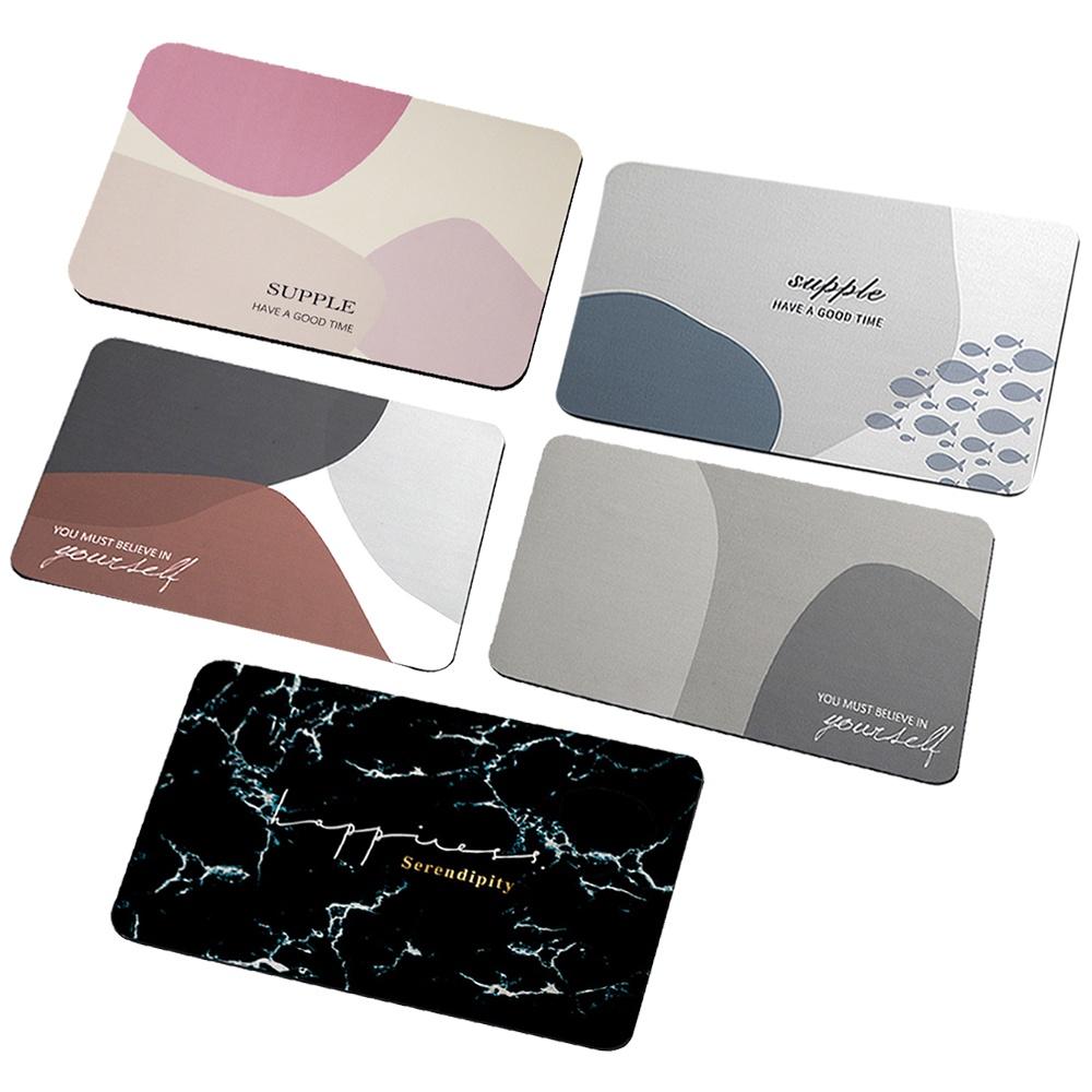 現貨 【YCB】 軟式珪藻土吸水地墊 免套布 硅藻土 柔軟 吸水地墊 防滑地墊 可捲曲收納 門口防滑腳墊 矽藻土地墊-細節圖2