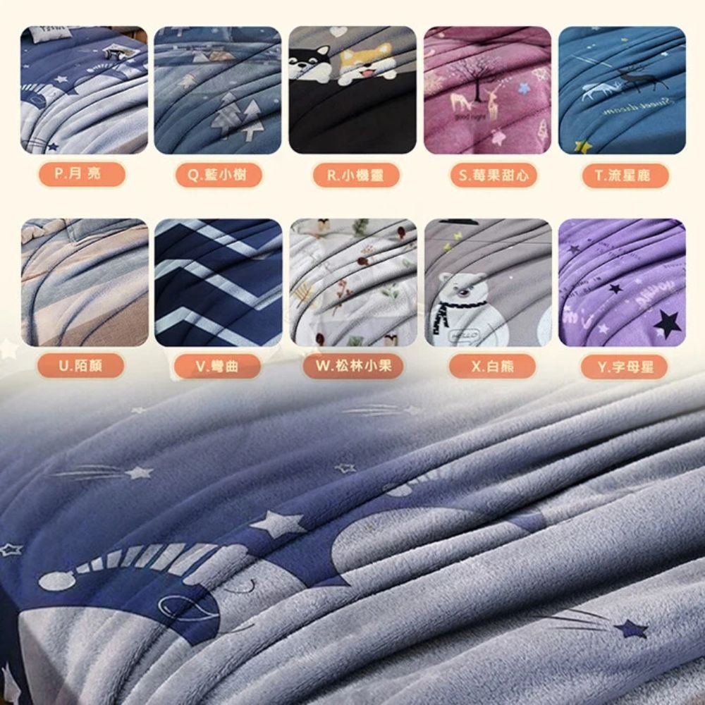 現貨 快速出貨 ｜ 超柔軟法蘭絨親膚毯 150X200cm 摸貓式手感 空調毯 懶人毯 保暖毯 薄毯-細節圖6