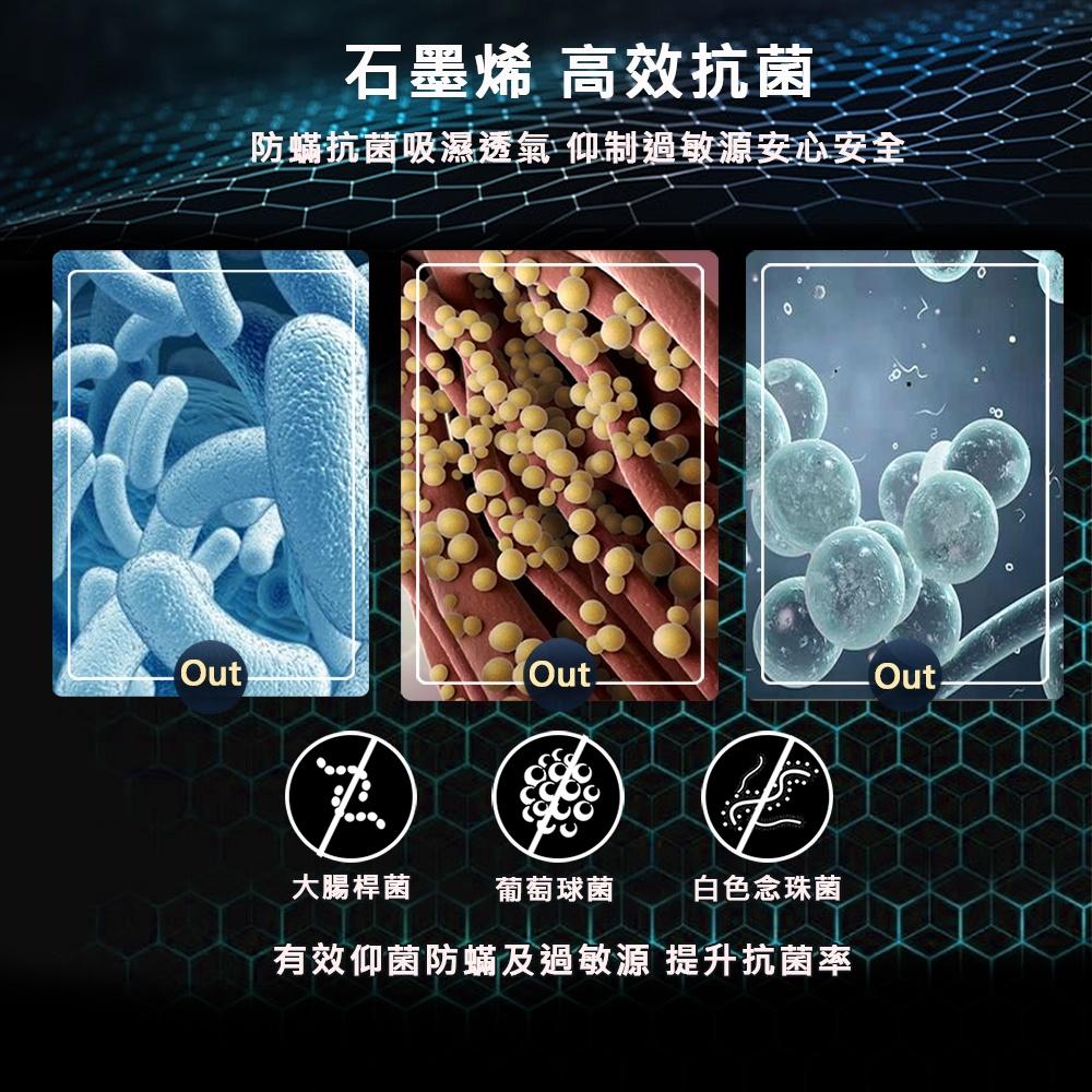 現貨 快速出貨 ｜ 石墨烯釋熱舒眠水洗被 台灣製 防螨抗菌 石墨烯水洗被 水洗被 棉被 石墨烯被 冬被 能量被 發熱被-細節圖4