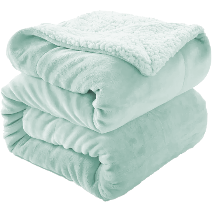 現貨 快速出貨 ｜ 超柔軟羊羔絨X法蘭絨親膚毯被 加厚款 150X200cm 摸貓式手感 毯被 毯子 被子-規格圖11