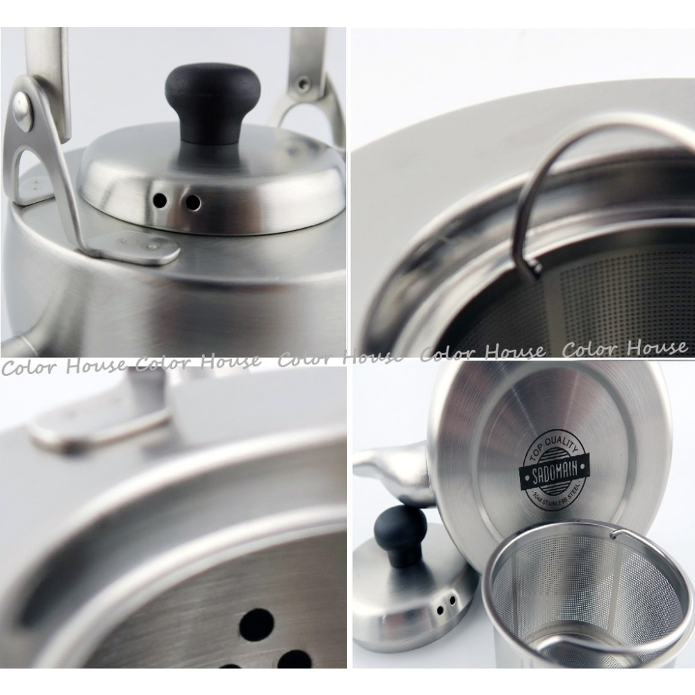 仙德曼 SADOMAIN 304高級不鏽鋼茶壺 0.7L SS070 茶壺-細節圖3