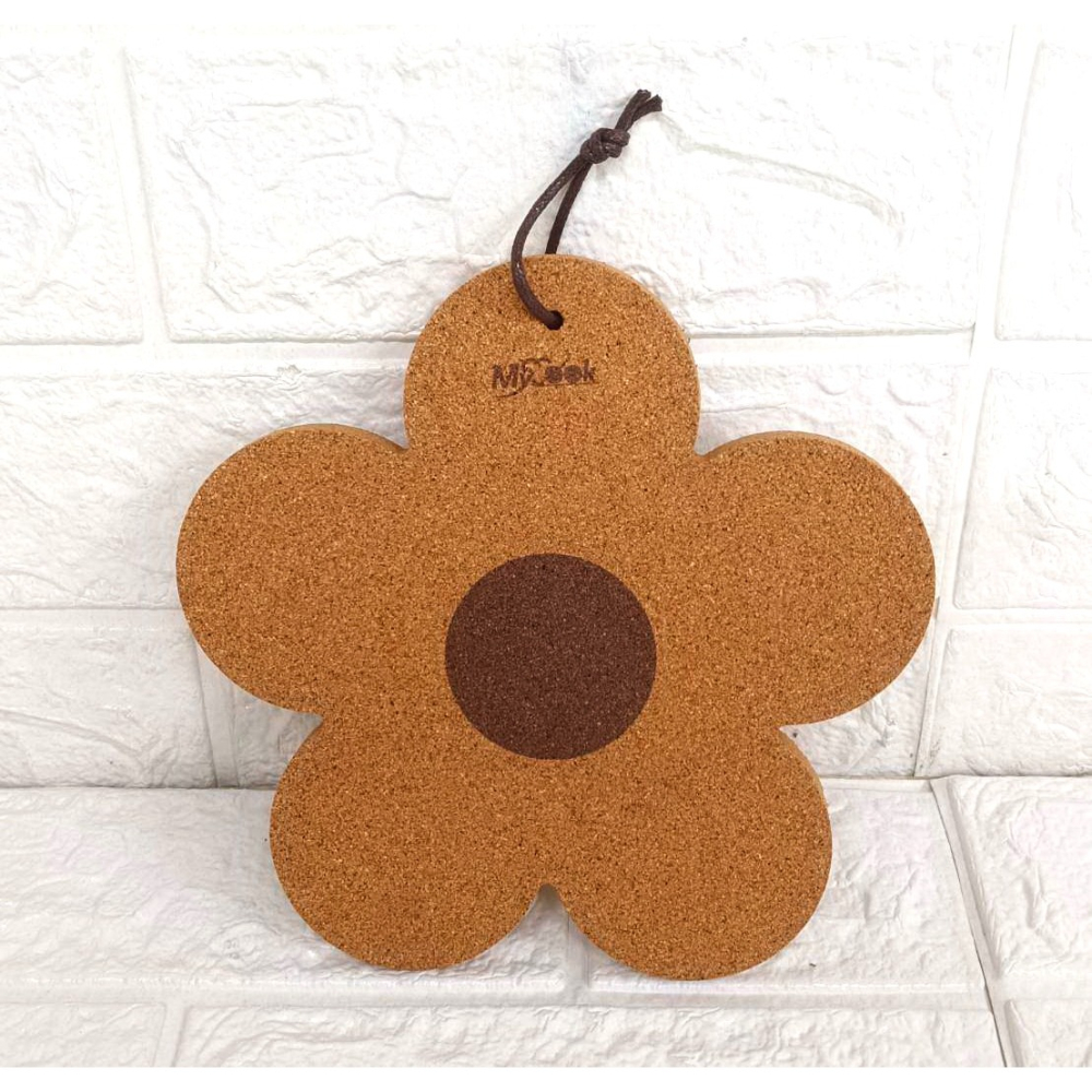 花朵隔熱墊 幸運草軟木墊 貓爪隔熱墊 軟木隔熱墊-細節圖2