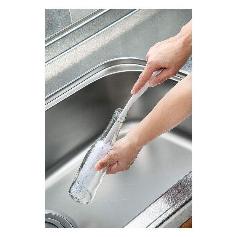 日本 窄口洗瓶刷 瓶刷 寶特瓶刷 保溫杯刷 KB-825-細節圖3