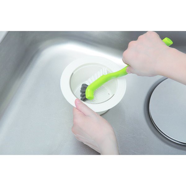 日本 KOKUBO 小久保  L型排水口 清潔刷 直角刷 水槽刷 KK-334  KK-324-細節圖4