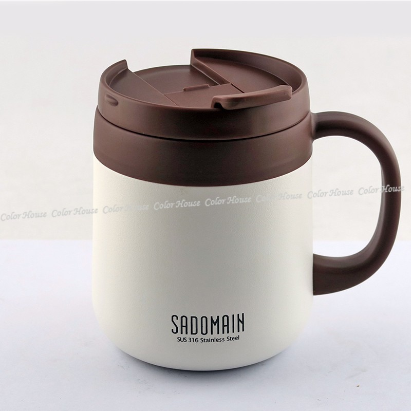 SADOMAIN 仙德曼保溫咖啡濾掛杯350ml 二色 白/黑 316不鏽鋼 LL351-細節圖3
