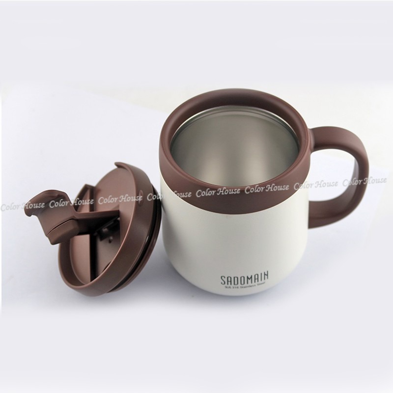 SADOMAIN 仙德曼保溫咖啡濾掛杯350ml 二色 白/黑 316不鏽鋼 LL351-細節圖6