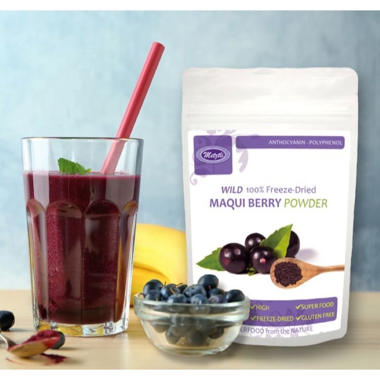 亞積-美之立 100%野生 馬基莓粉 100g/包 智利酒果 莓果之王 滿滿天然花青素 多酚-細節圖7