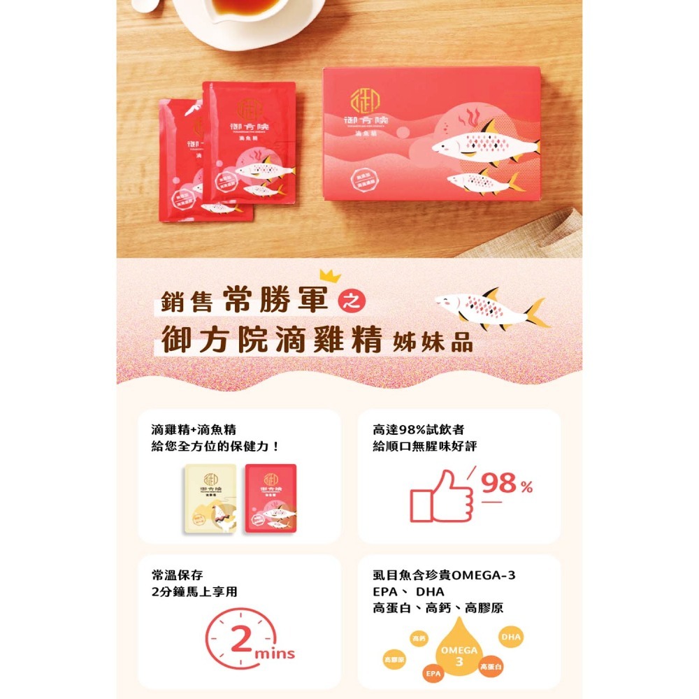 御方院 虱目魚滴魚精 (60ML/包) 1包 滴魚精 (無外盒) 經濟包裝~~CP值最高，挑戰市場最低價!!-細節圖7