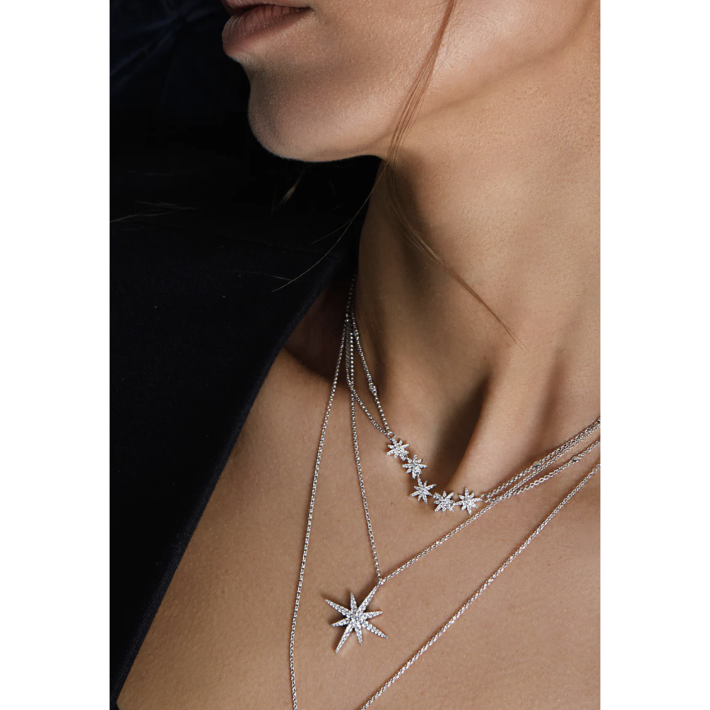 apm monaco 單流星項鍊-925銀-細節圖2