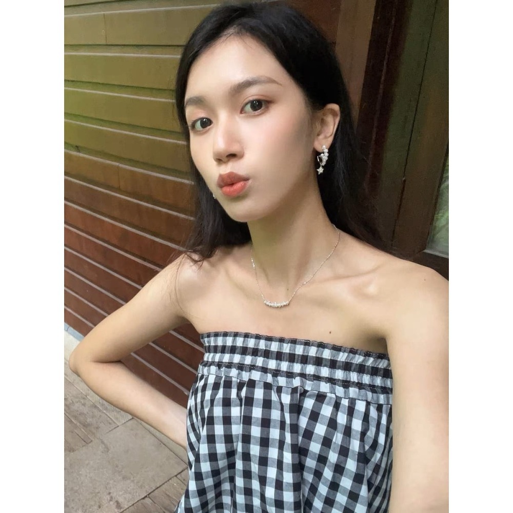 Hefang 絲帶蝴蝶結項鍊-細節圖2