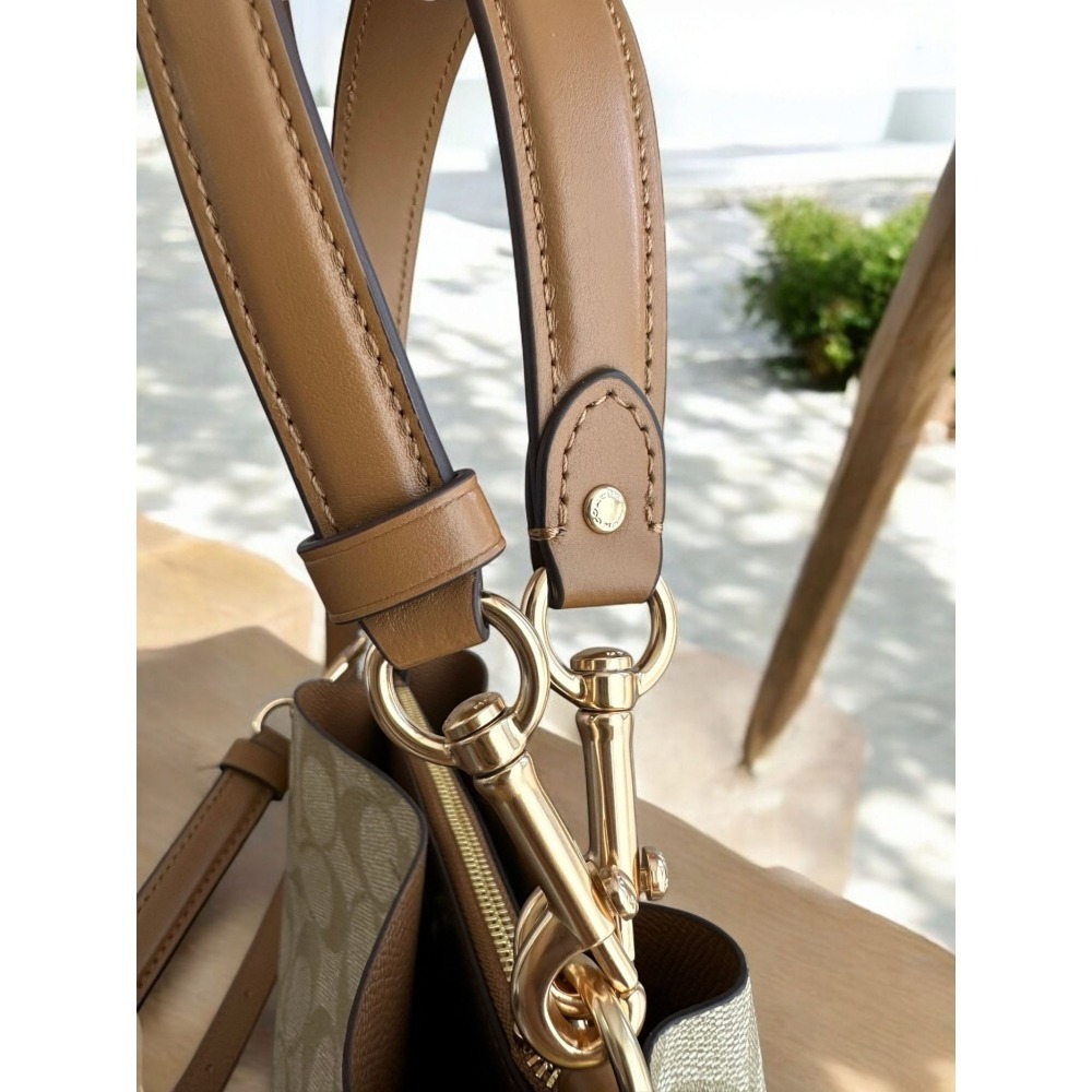 COACH 腋下手提斜背水桶包 預購-細節圖2