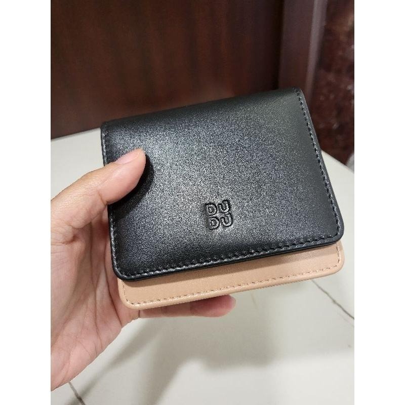 義大利品牌DUDŪ小牛皮配色短夾-細節圖3