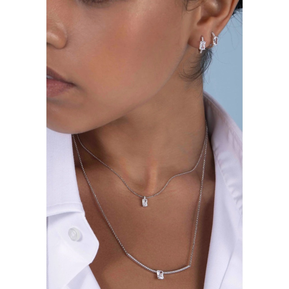 apmonaco 密鑲CELAT圈型耳環-細節圖4