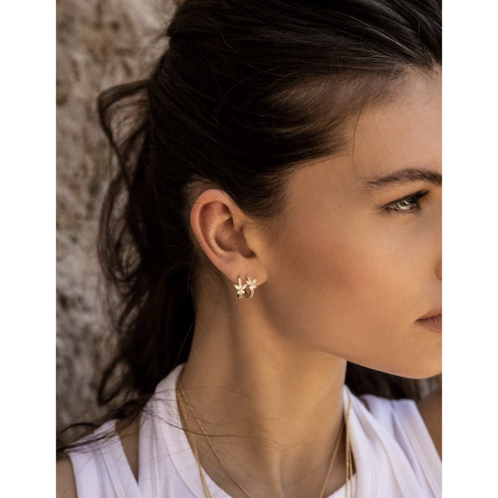 apm monaco 小巧蝴蝶耳環-細節圖3