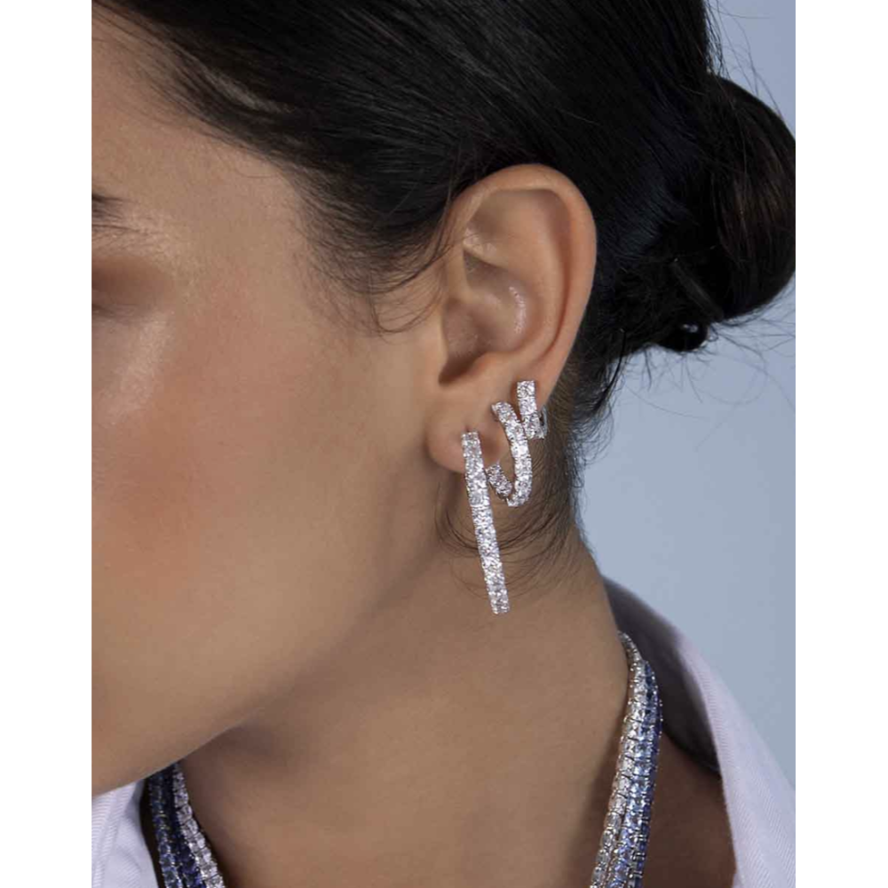 apm monaco 方型小巧耳環-細節圖5