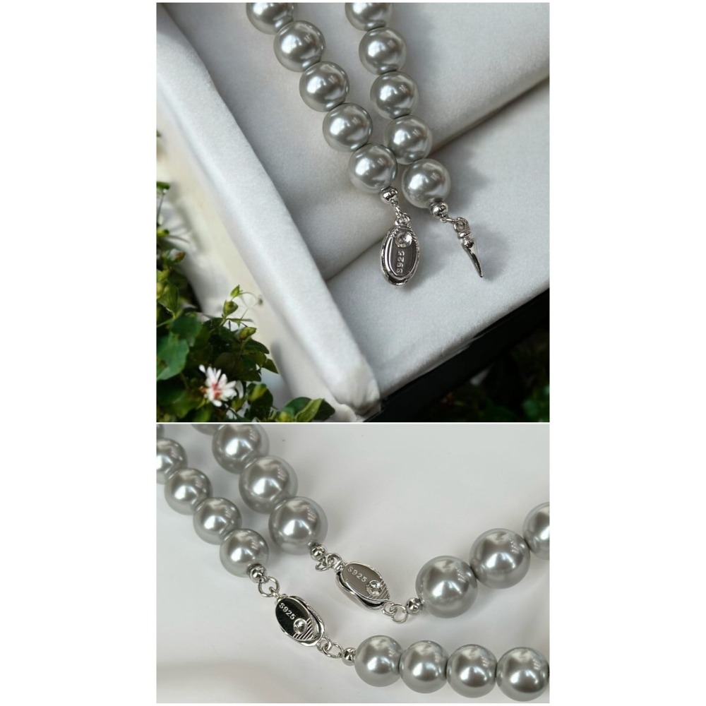 施華洛世奇素珍珠項鍊系列-細節圖8