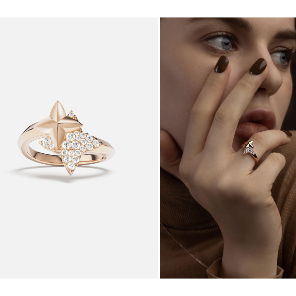 apm monoco 六芒星銀色戒指-細節圖4