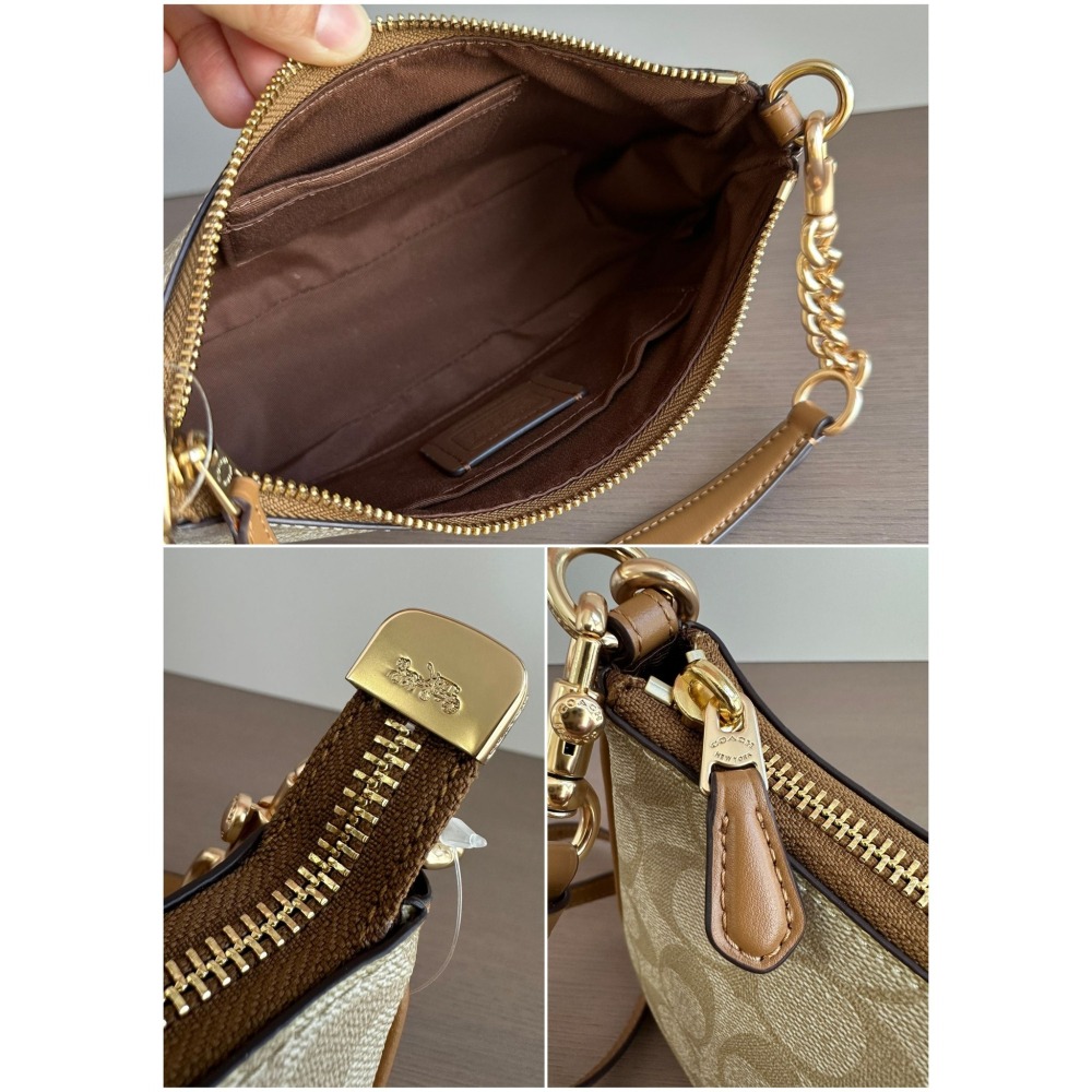 Coach 腋下小斜背包 預購-細節圖5