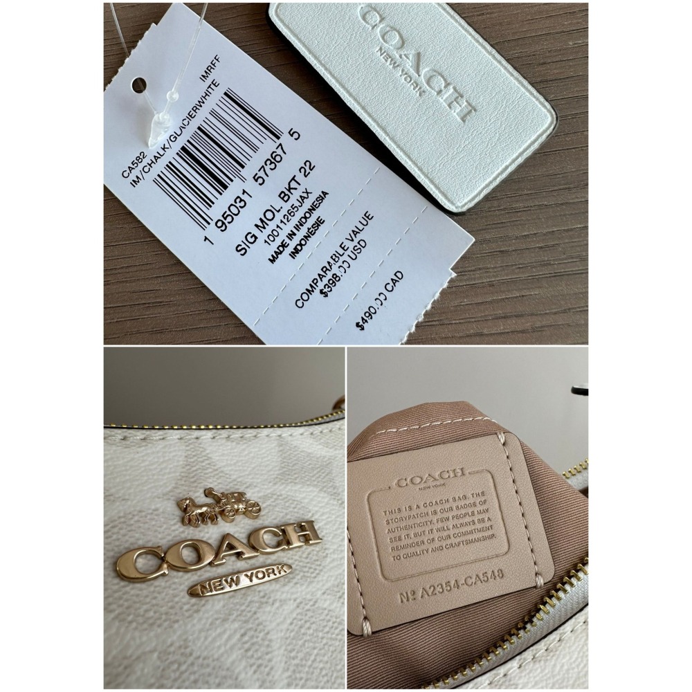 Coach 腋下小斜背包 預購-細節圖6