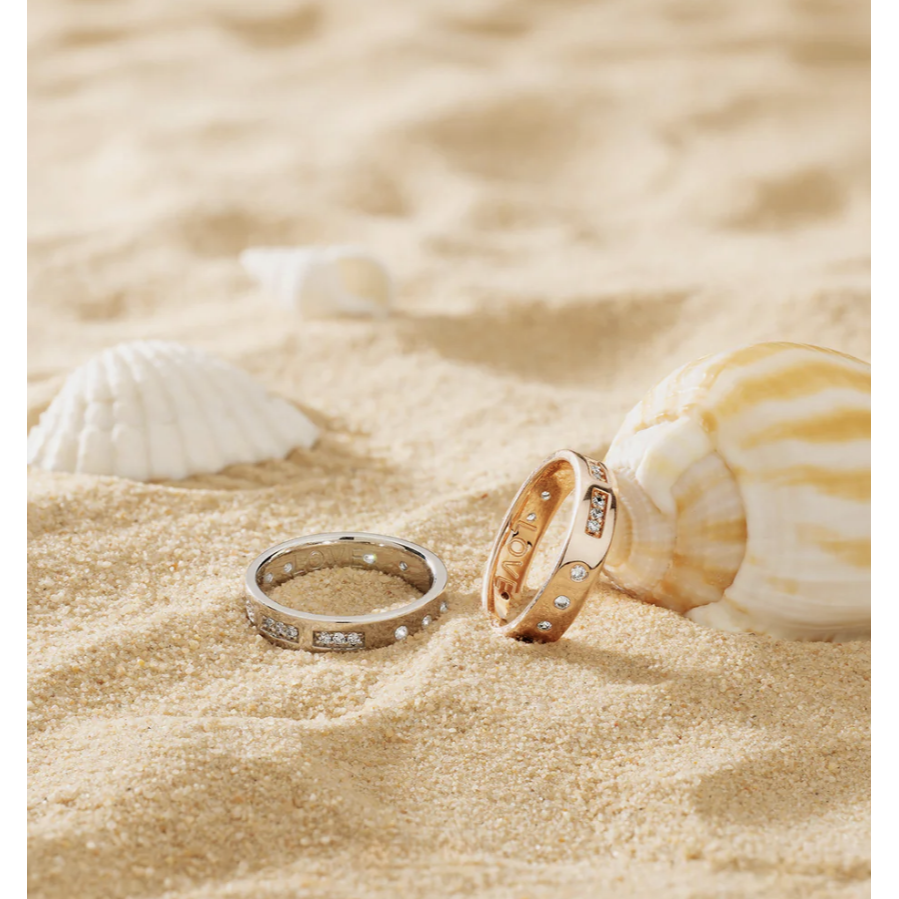 apm monoco  / LOVE摩斯密碼戒指-細節圖2