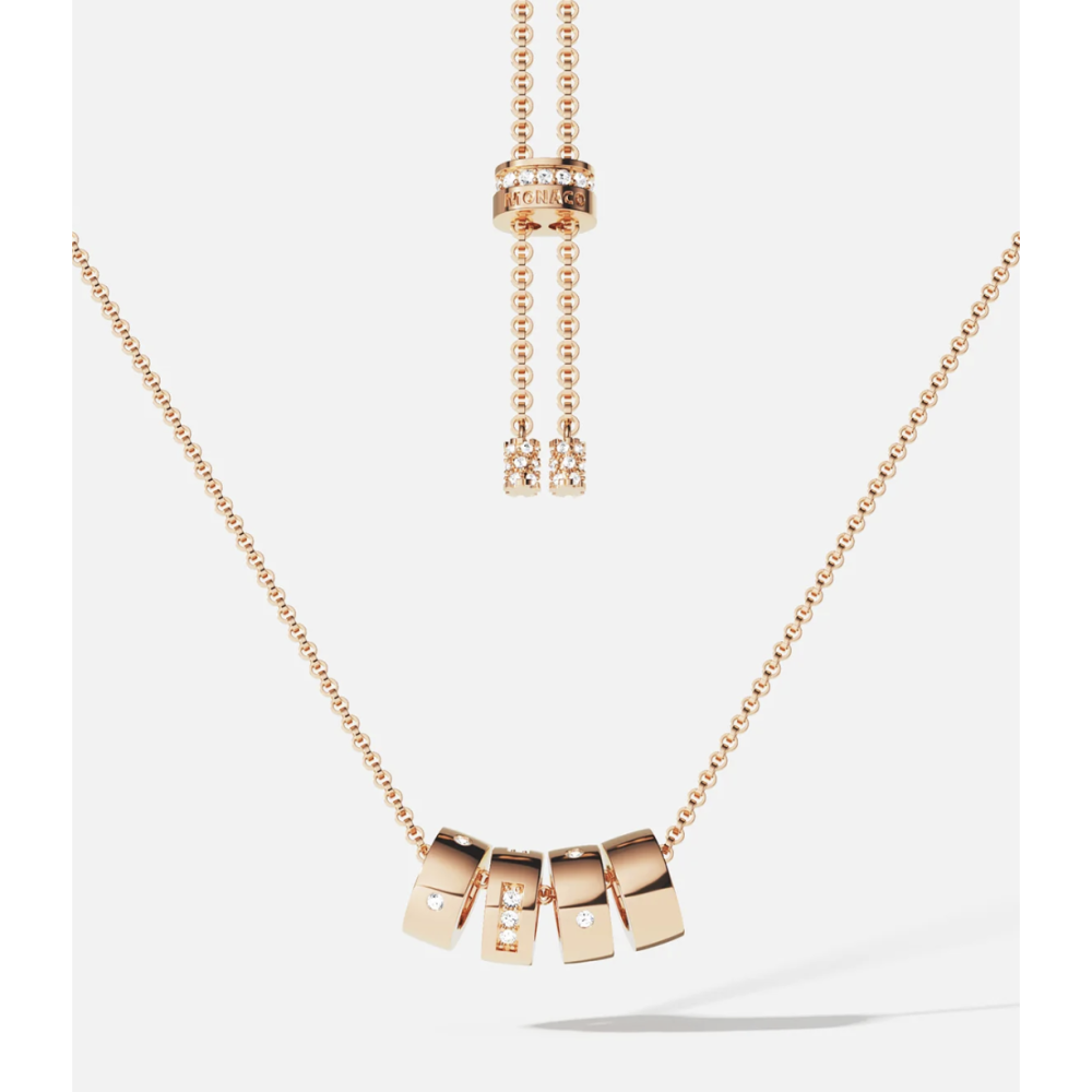 apm monaco 摩斯密碼可調節項鍊-細節圖3