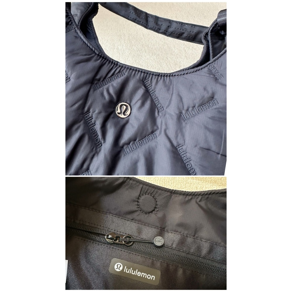 lulu lemon  / 繡縫衍hobo包/Quilty Pleasures 單肩包  迷你款 5L-細節圖5