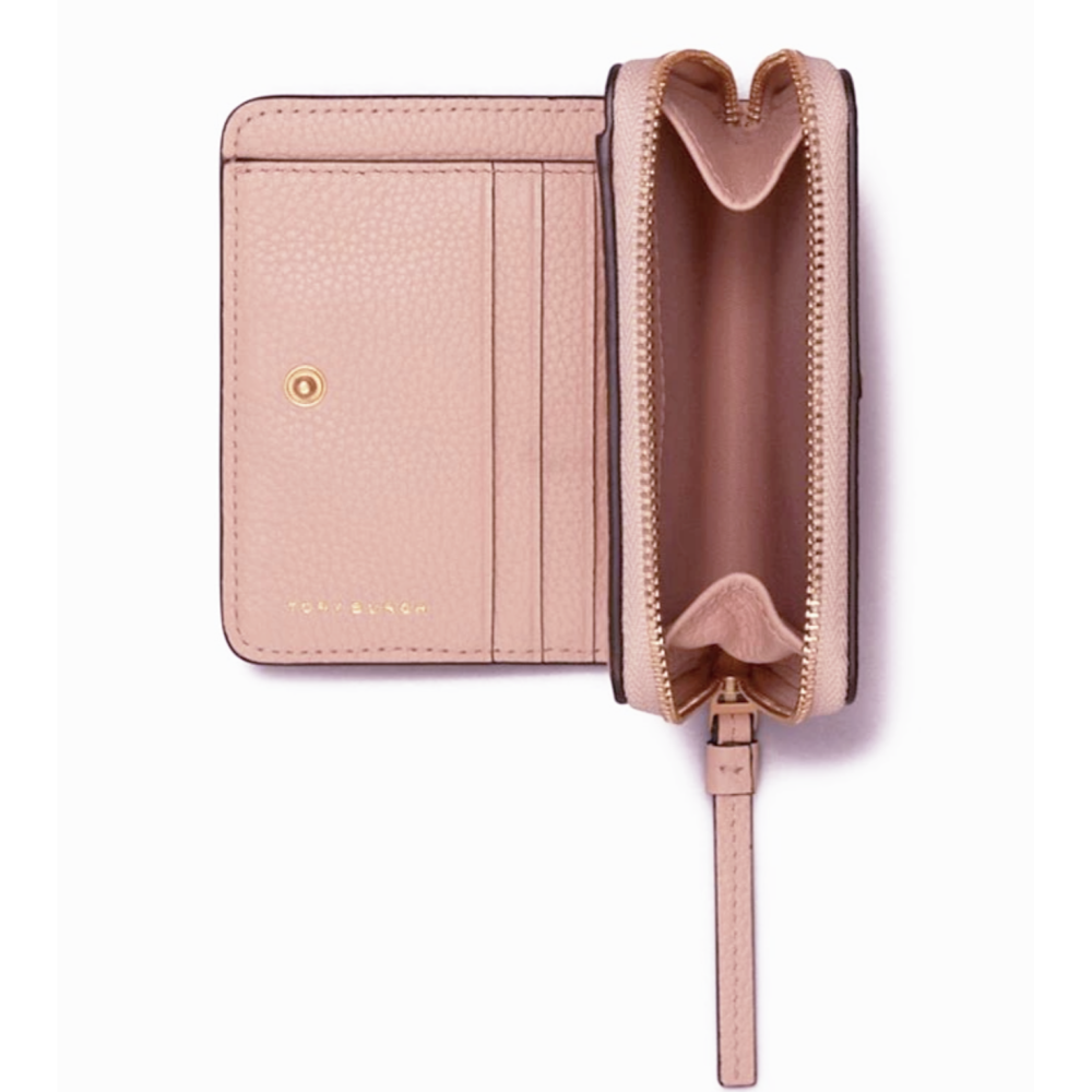 Tory Burch 牛皮拉鍊短夾-細節圖4