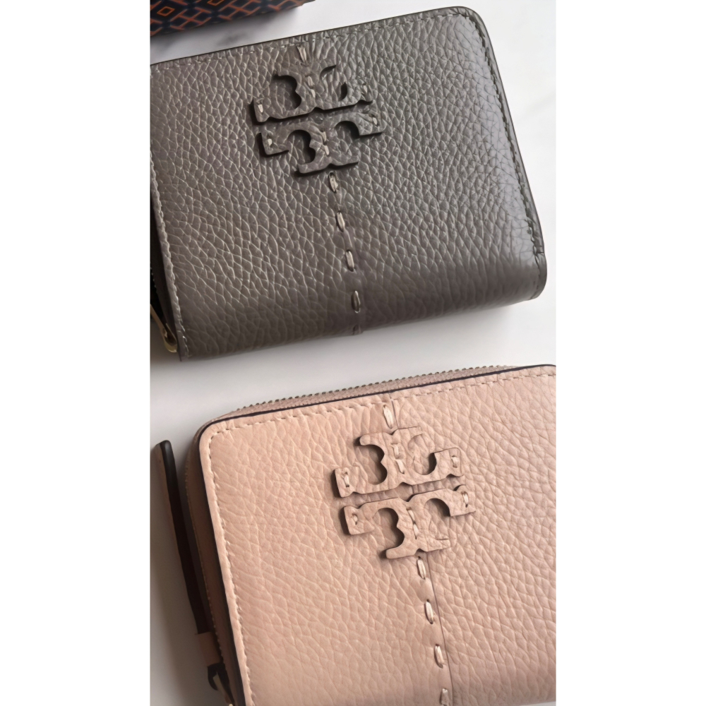 Tory Burch 牛皮拉鍊短夾-細節圖5