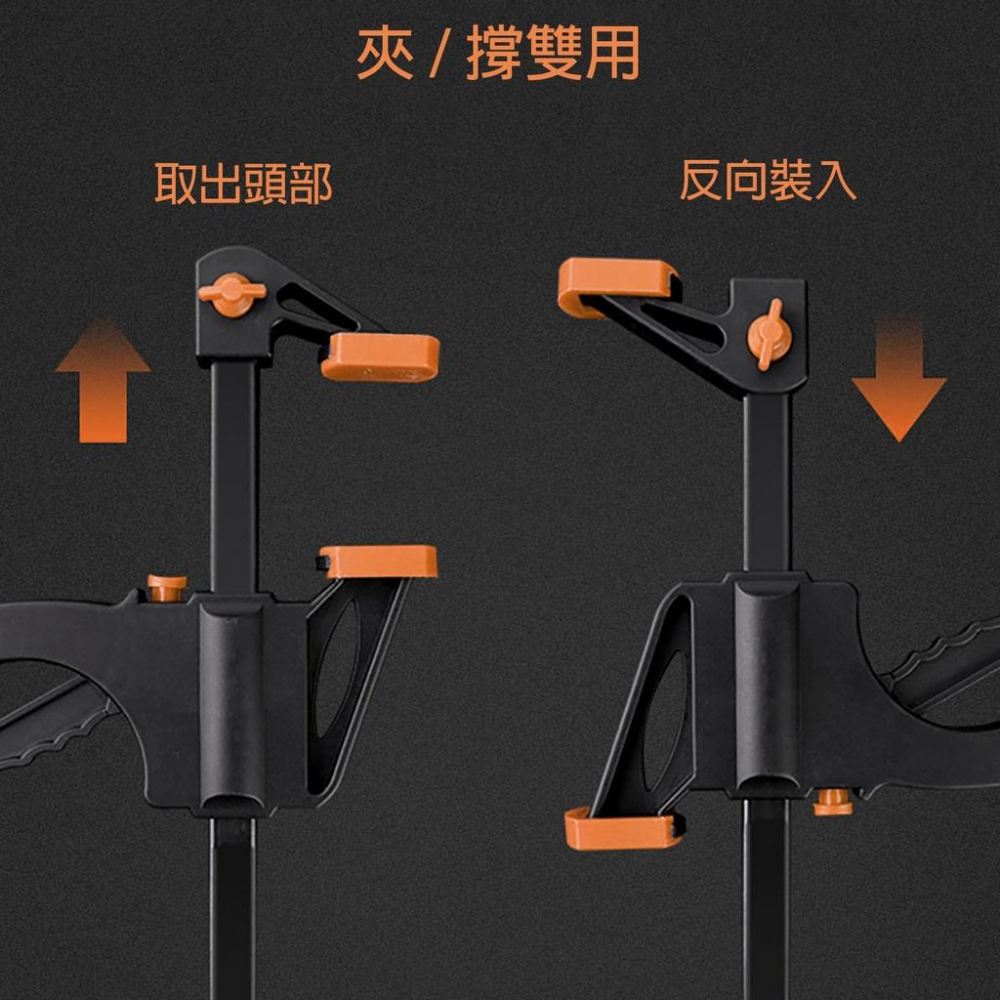 快速出貨 4吋 / 6吋 / 8吋 / 12吋 F夾 木工夾 快速夾-細節圖6